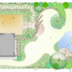 Privatgarten mit Schwung - Entwurf von Christian Grote gründesign