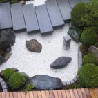schwebende Brücke, Trockenbachlauf und Holzdeck Japanischer Garten - Entworfen von gründesign und inspired by nature