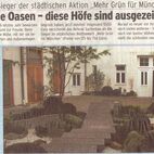 Zeitungsbericht zum Bayerischen Wohnbaupreis 2005 Japanischer Garten - Entworfen von gründesign und inspired by nature